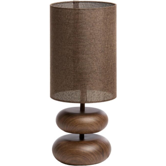 Light & Living Tafellamp Danialo - Bruin - Ø22cm - Modern