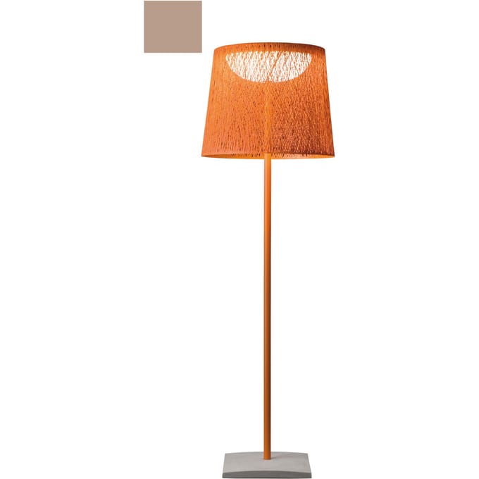 Vibia - Wind Vloerlamp - bruin - smal - Ø 60 cm