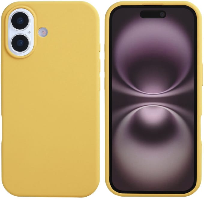 Rixus Soft TPU Phone Case For iPhone 17 Gold