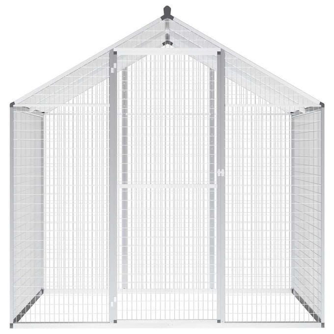 vidaXL - Volière - 178x122x194 - cm - aluminium