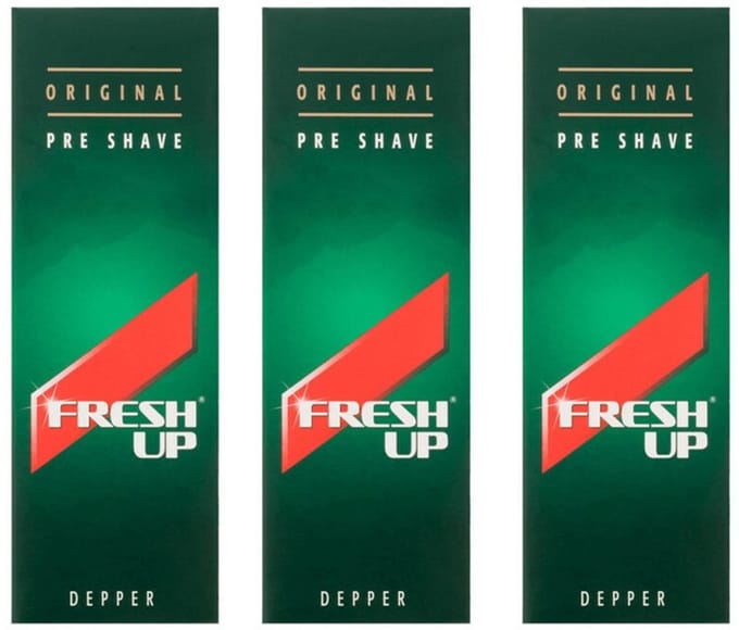 Fresh-Up Preshave Depper - 3 x 100 ml - Voordeelverpakking