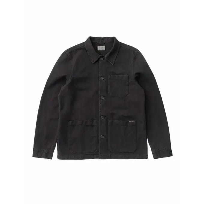 Nudie Jeans Barney Worker Jas Zwart M Man