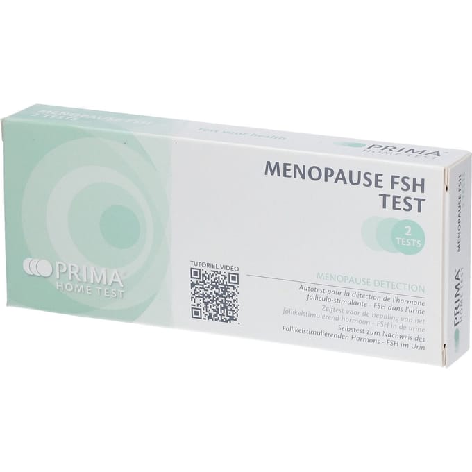 MENOPAUZE FSH in urine - Prima Lab zelftest - 2 tests per kit