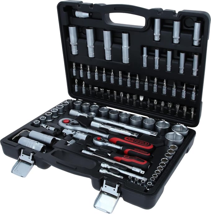 1/4" en 1/2" Dopsleutelset, 94-delig