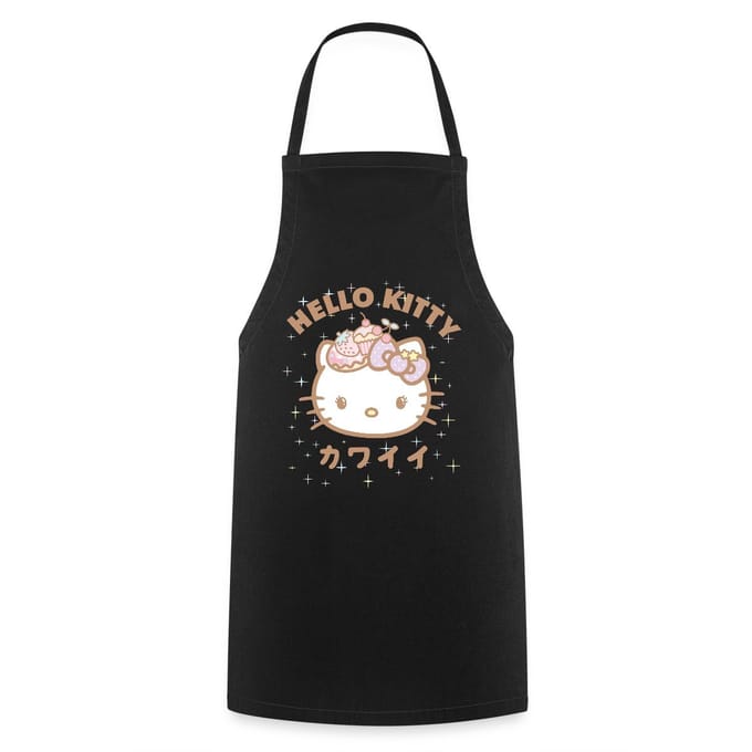 Hello Kitty Kawaii Stijlen Met Sterren Keukenschort
