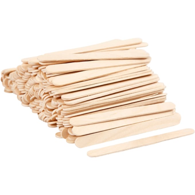 Stokje Creativ Company 11.5x1cm berkenhout 200 stuks