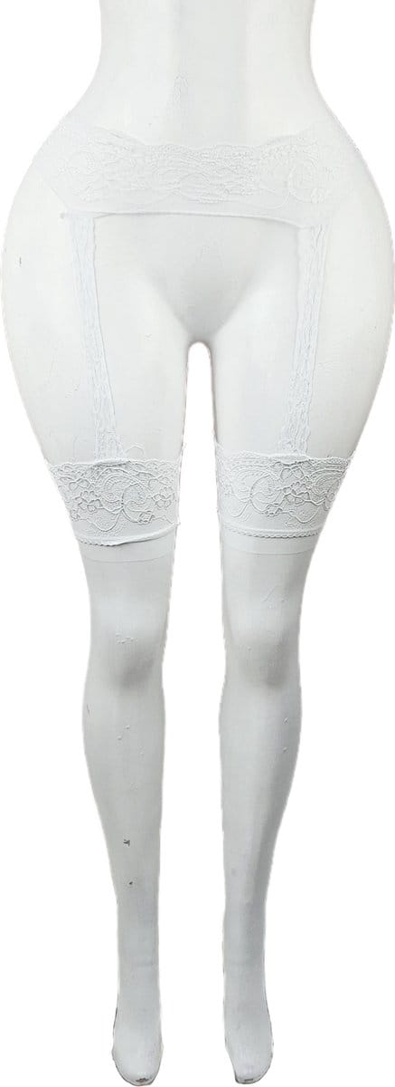BamBella ® - Panty -Onesize - open kruis gaas maillot dunne pantys Dames - Onesize - lingerie van kant