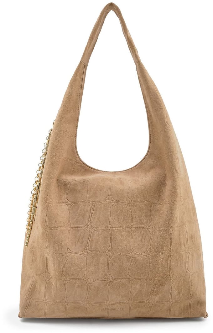 FREDsBRUDER Velvet Wild Hobo - Shoulder Bag 39 cm (camel)