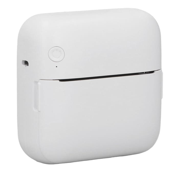Mini Printer Wit Mini Zakprinter Bluetooth Thermische Labelprinter voor Foto Afbeelding Thuis
