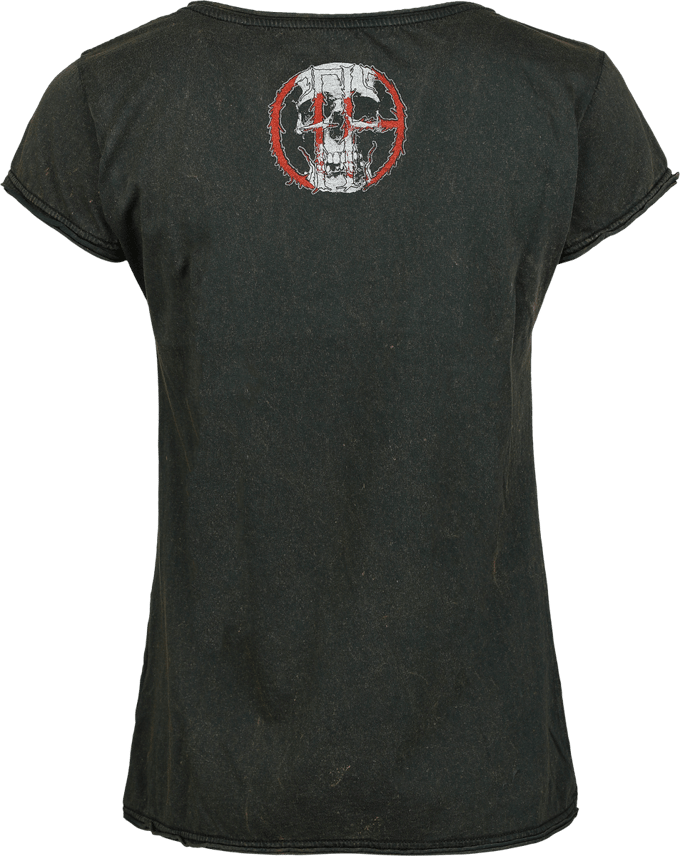 Pantera Skull Circle Dames T-shirt - roest - M