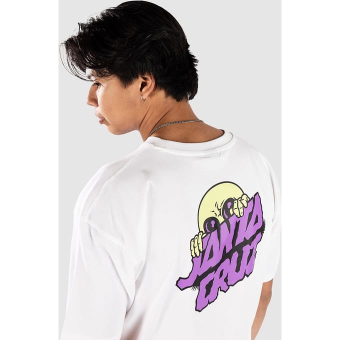 Santa Cruz Knibbs Alien Stacked Strip T-Shirt wit