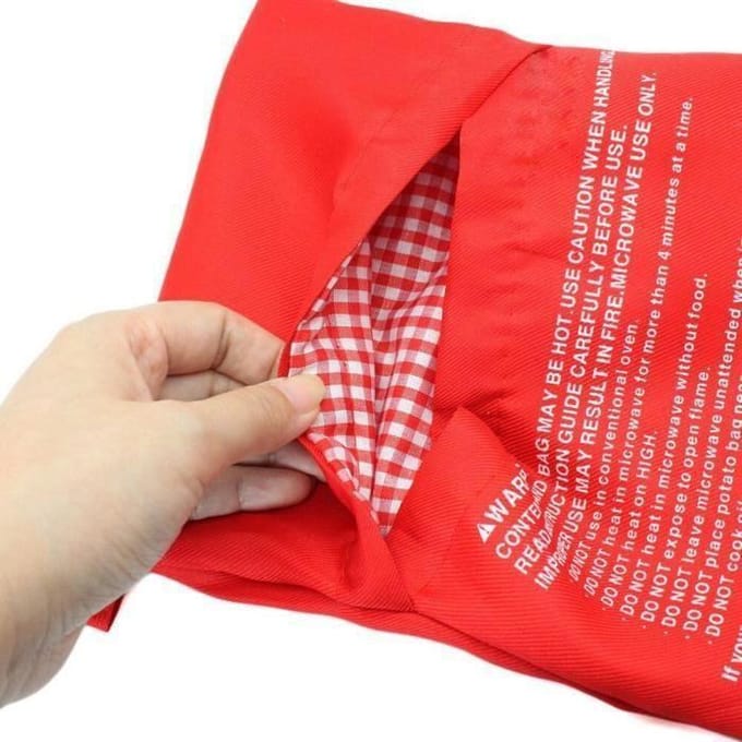 Papieren en bakvellen, Herbruikbare aardappelzak voor magnetron, Kookpan, Zakoven voor rijst