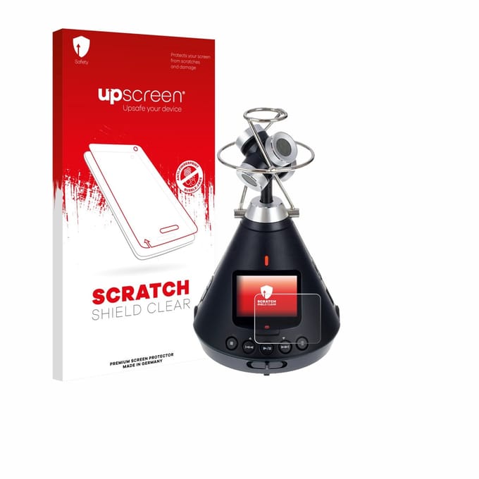 upscreen - Screenprotector voor Zoom H3-VR - Folie Beschermfolie transparant