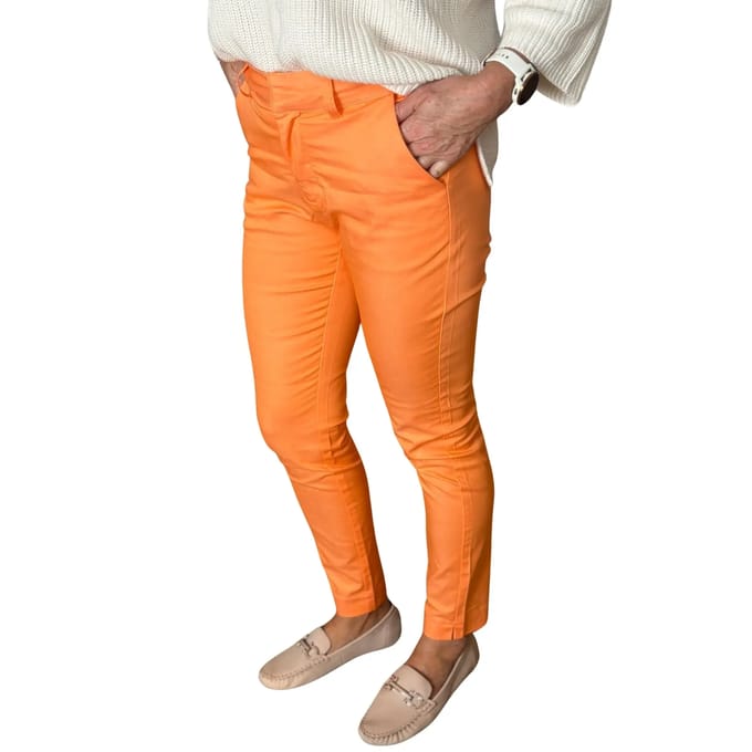 Damesbroek 7/8 chino KAFFE Lea