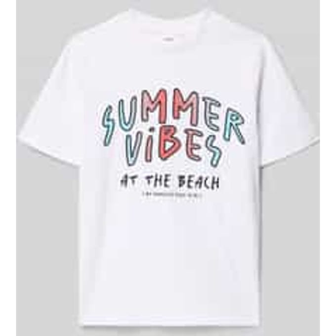 T-shirt van jersey met wisselende print kind s.Oliver