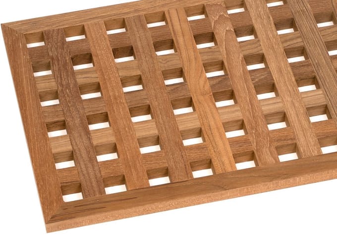 ARC Marine teakhouten Blokrooster 120 x 80 cm