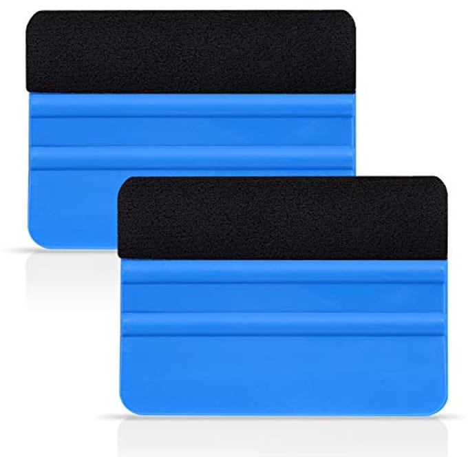 Vilten randrakel set van 2 voor vinylwrap en autoruittint