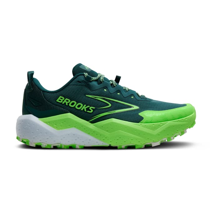 Brooks Caldera 8, Mannen, Groen, Hardloopschoenen, maat: 42,5