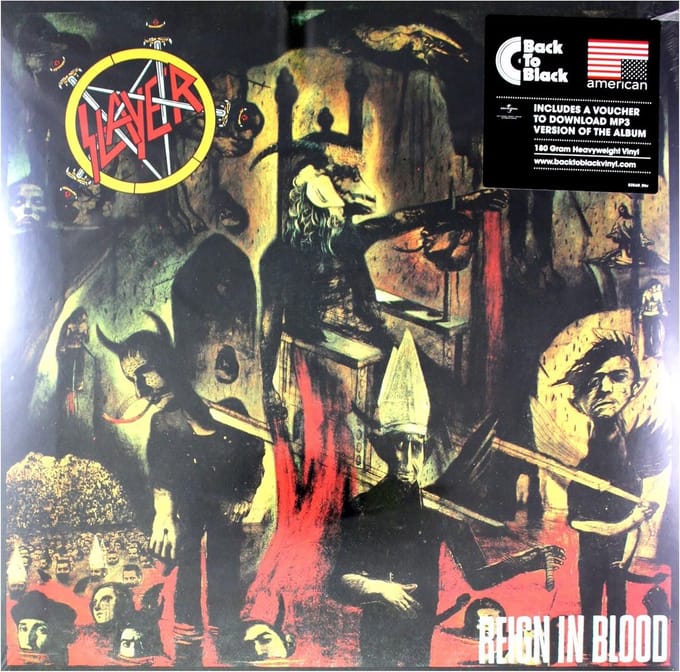 Reign in Blood Vinyl 180 gram met download
