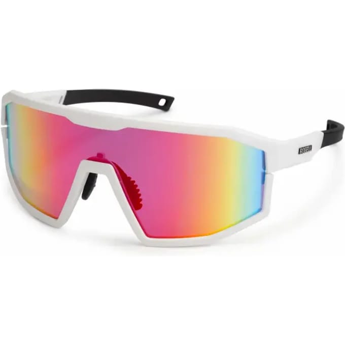Rogelli Recon Fietsbril Heren en Dames - Wit/Koraal