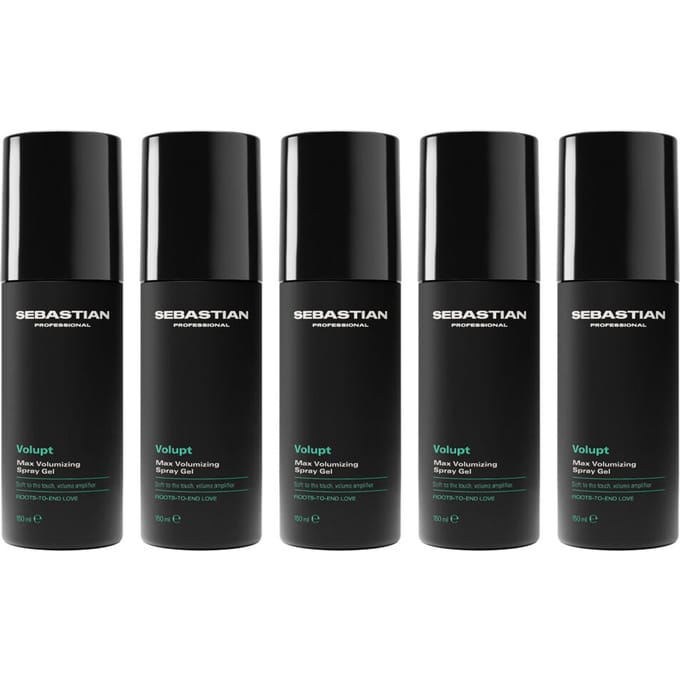 5x Sebastian Volupt Volumizing Spray Gel 150ml