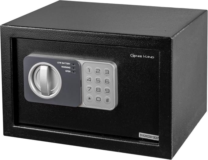 Elektronische Kluis met Code en Sleutel voor Hoge Beveiliging