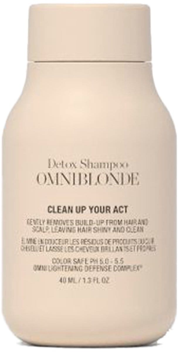 Omniblonde Clean Up Your Act Detox Shampoo 40 ml
