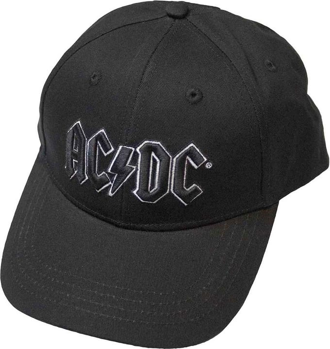 AC/DC - Black Logo Snapback Pet - Zwart