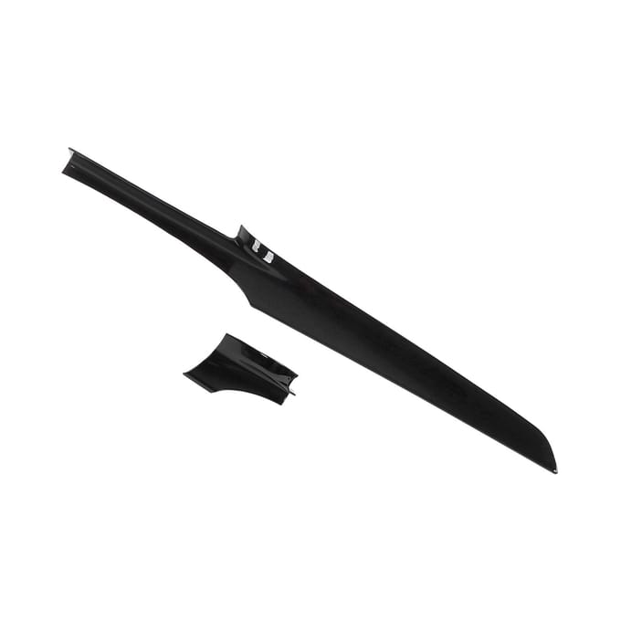 2 STUKS Middenconsole Dashboard Cover Trim Vervanging voor Mercedes-Benz C-Klasse W205 2015+ Black black