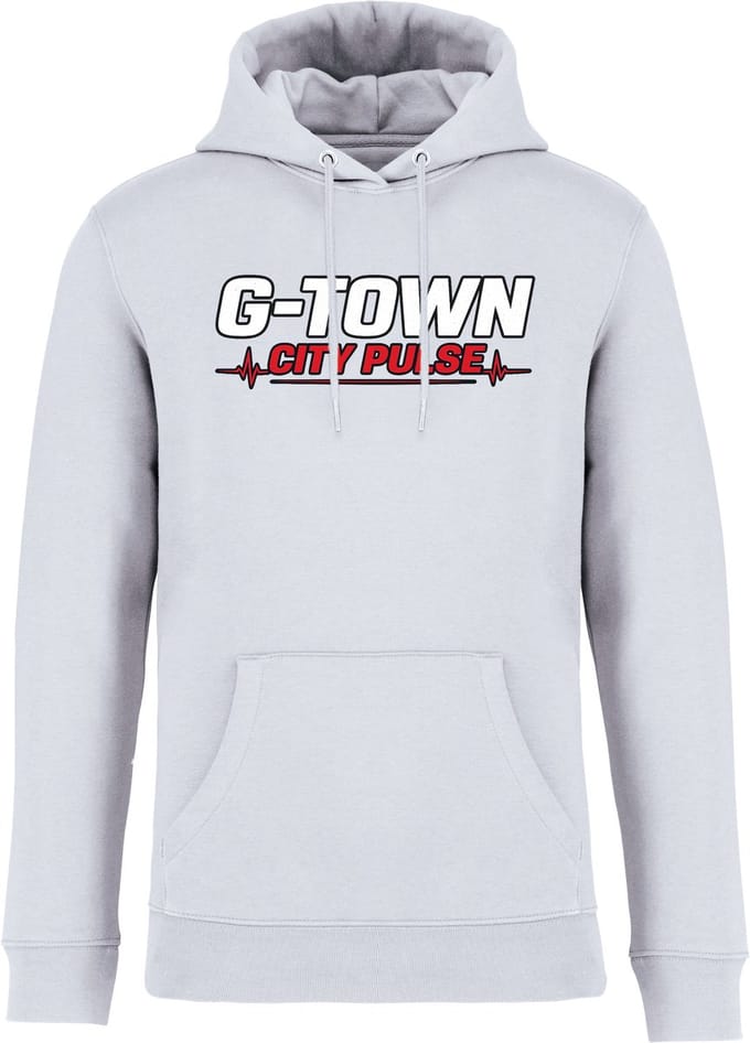 G‑TOWN City Pulse Hoodie – Heren– Aqua – Maat M