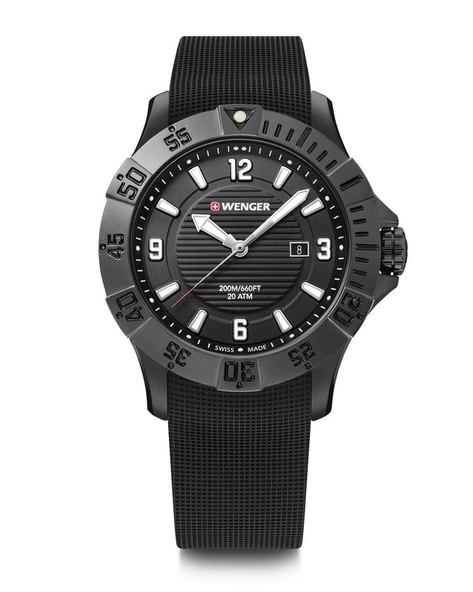 Wenger SEAFORCE 01.0641.134 Montre Homme à Quartz Cadeau noir