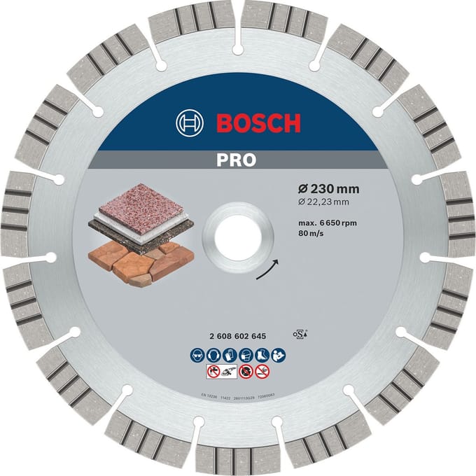 Bosch Diamantschijf 230mm Best Stone