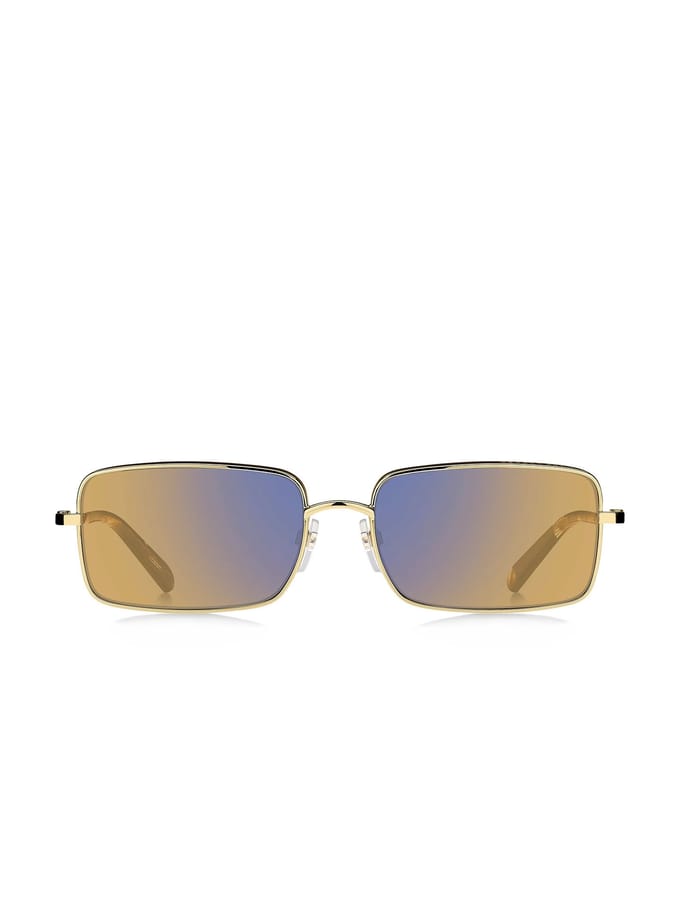 Marc Jacobs Rechthoek Dames Goud Blauw Spiegel MARC 771/N/S
