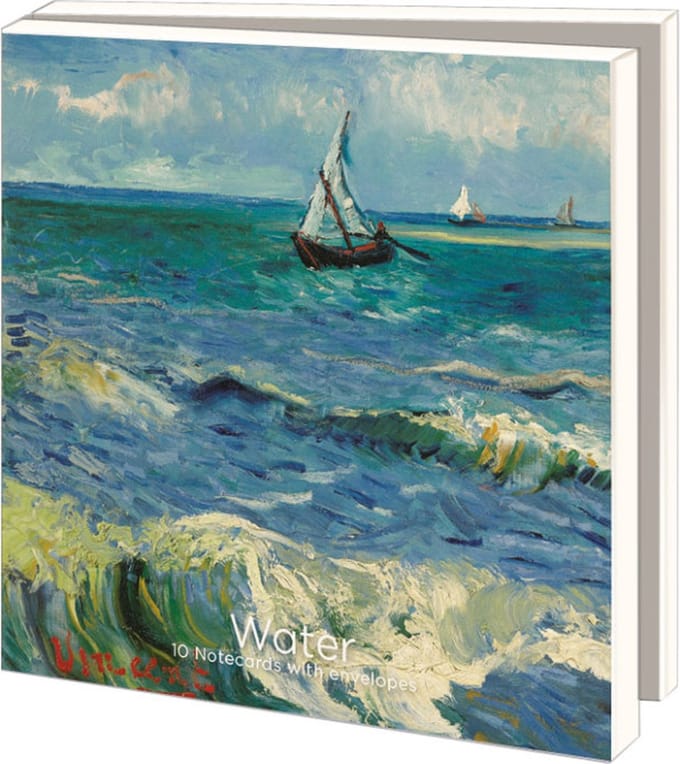 Kaartenmapje met env, vierkant: Water, Van Gogh Museum