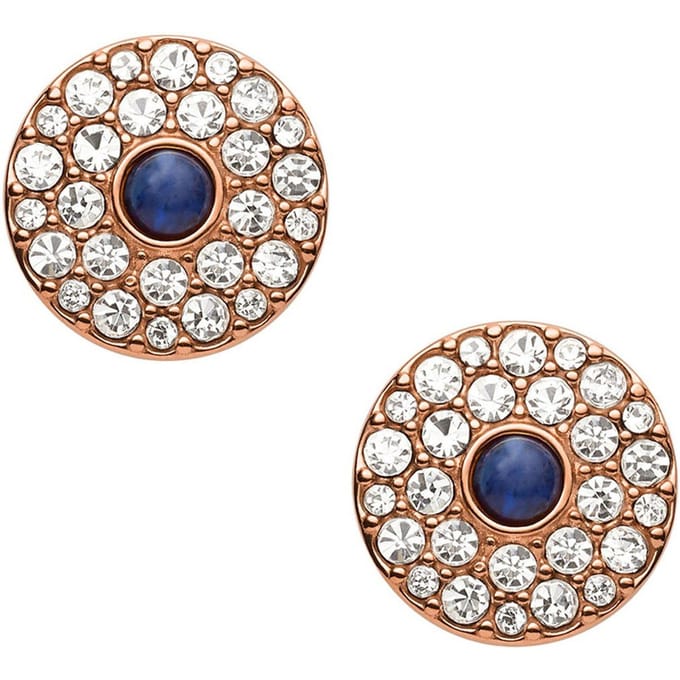Fossil Oorstekers met strass JF03583791