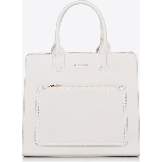 Wittchen - 13" Laptoptas - Cream - Eco-Leer - Elegant