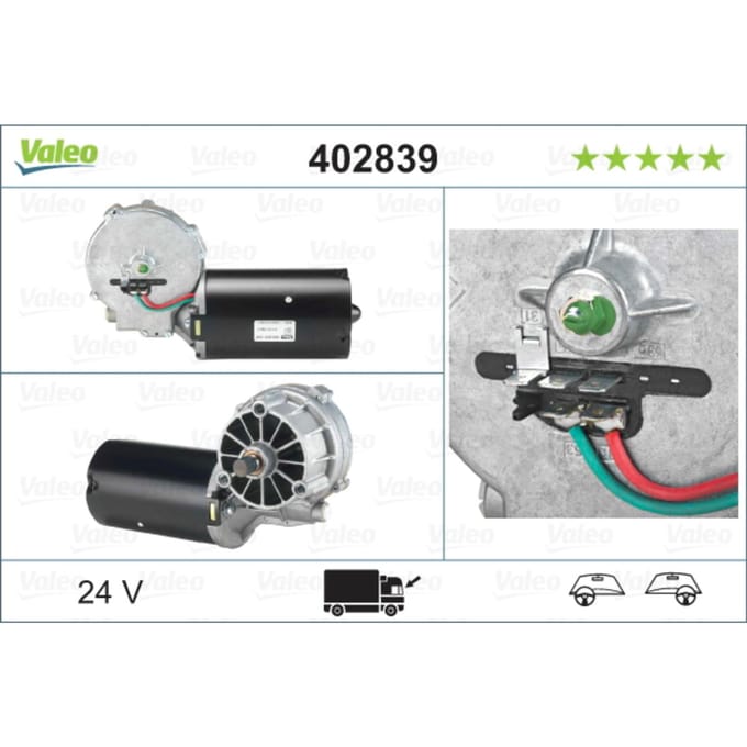 Voorruitreiniging - Ruitenwissermotor VALEO 402839