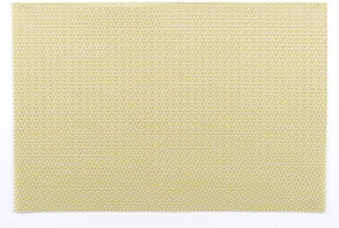Rasteli - Placemat - kunststof - groen - B45 x L30 cm - 4 stuks