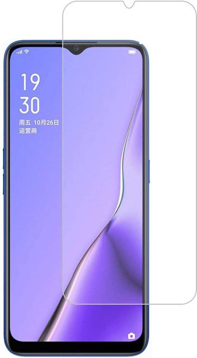 Screenprotector Glas - Tempered Glass Screen Protector Geschikt voor: Oppo A15 & Oppo A15s - 2x