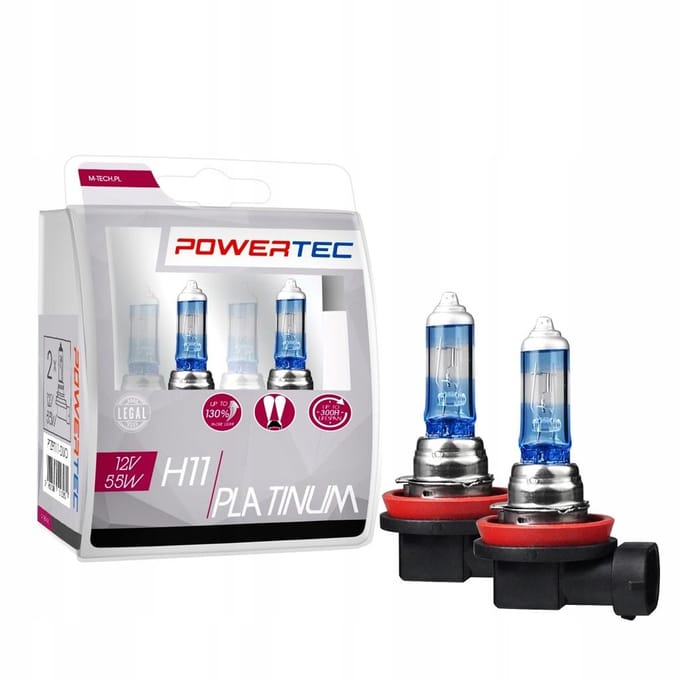 Powertec H11 12V – Platinum +130% Lichtopbrengst – Set van 2