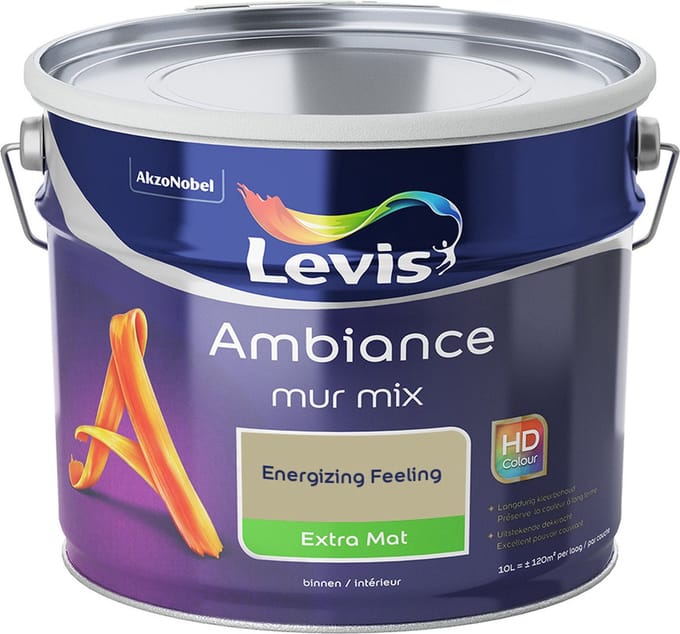 Levis - Ambiance Mur Extra Mat Mix - Energizing Feeling - Mengverf - 10 L