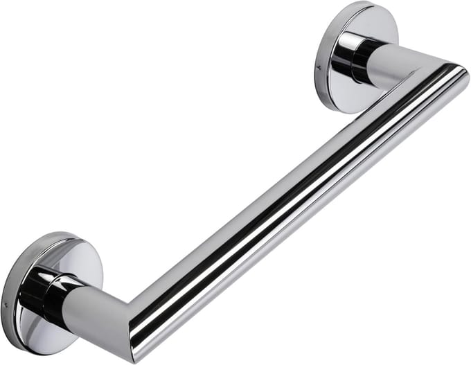 Moderne Handgreep - Badkamer Steun - Extra Stabiliteit - Verborgen Bevestigingen - 30 cm Lengte - Chroom