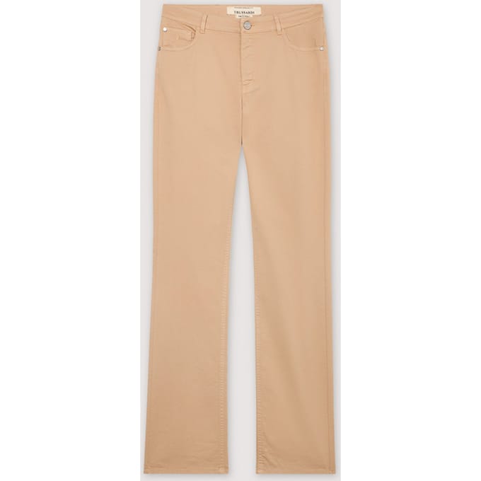 slim fit vrouw beige