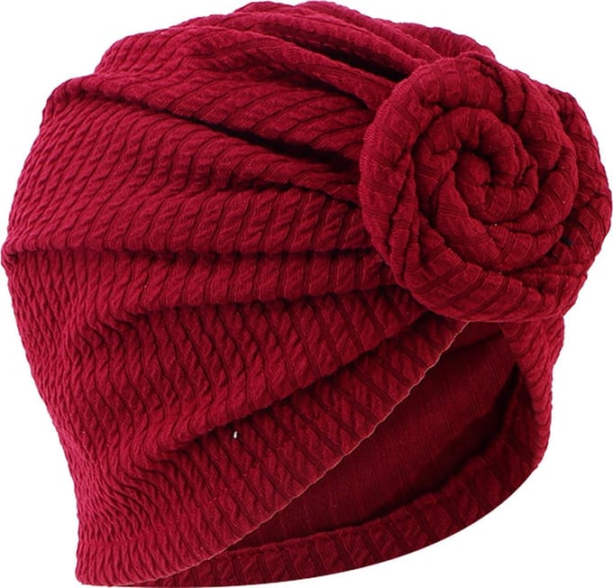 Tulband - Dames hoofdwrap - Hoofdwrap - Slaapmuts - Hoofddoek - Hoofdband - Rood - Damesmuts - Muts - Chemo muts