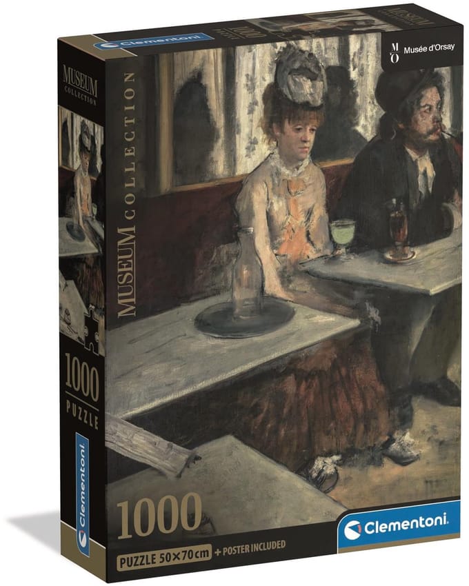 Clementoni - Puzzel - 1000 Stukjes - Museum Dans Un CafÃ© - Puzzel Voor Volwassenen