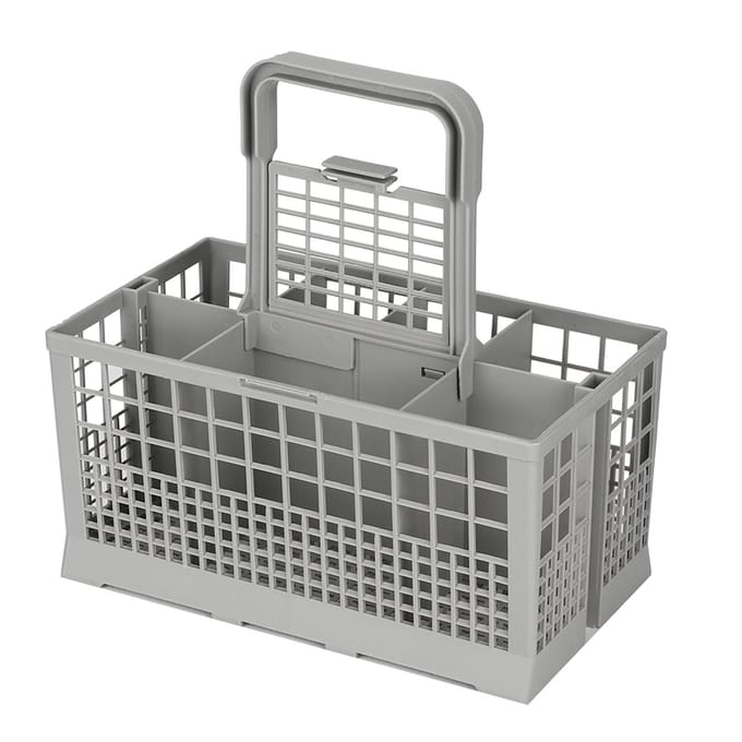 Universele bestekmand vervangende box voor multifunctionele vaatwassers wit