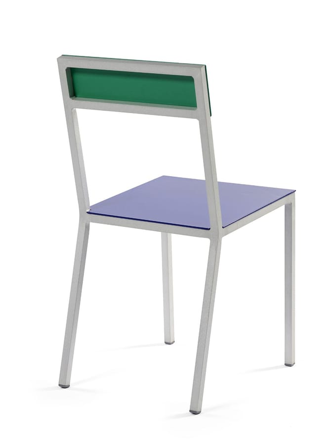 valerie_objects Alu Chair - dark blue, green