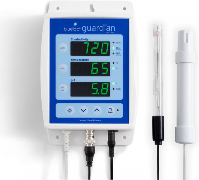 Guardian Monitor pH / EC COMBO CONTINU pH/ EC / temp meter