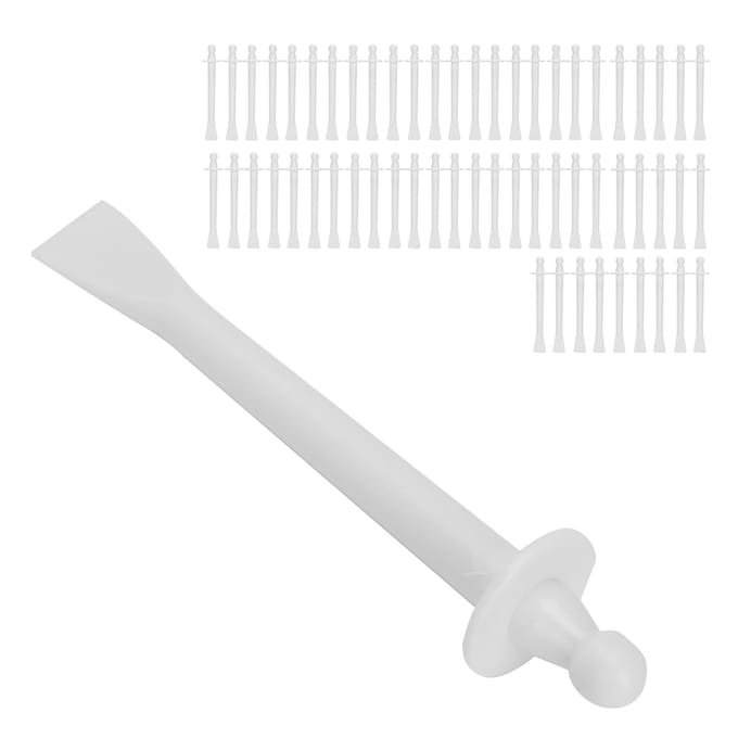 Neushaarverwijderingswasstick Wegwerp Neuswas spatels Lippen Wenkbrauwwas Applicator white