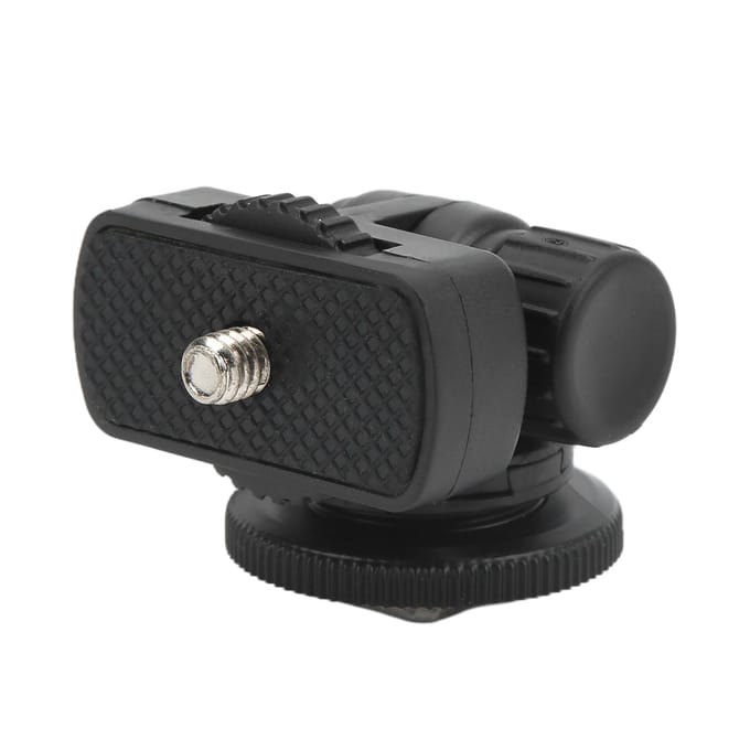 Monitor Balhoofd 180 Graden Verstelbaar Mini Monitor Accessoires met Cold Shoe 1 4 Schroef gray